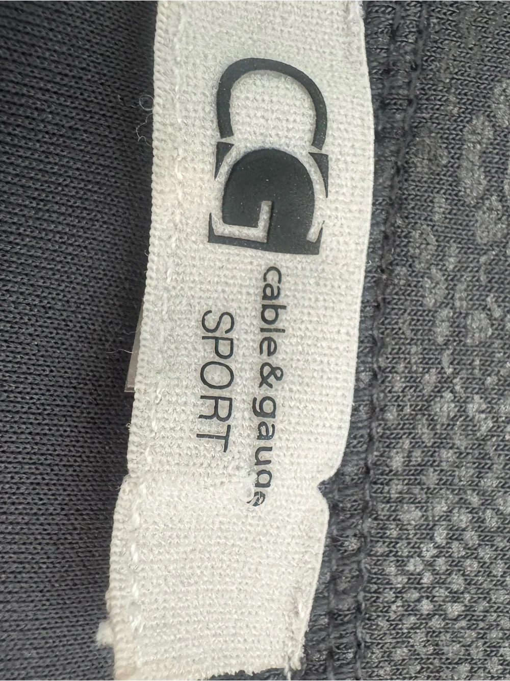 Cable & Gauge Women’s Gray Textured Crewneck Sweatshirt size M